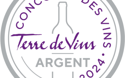 Une médaille d’ARGENT au concours Terre de Vins 2024 pour le Bordeaux Clairet 2023