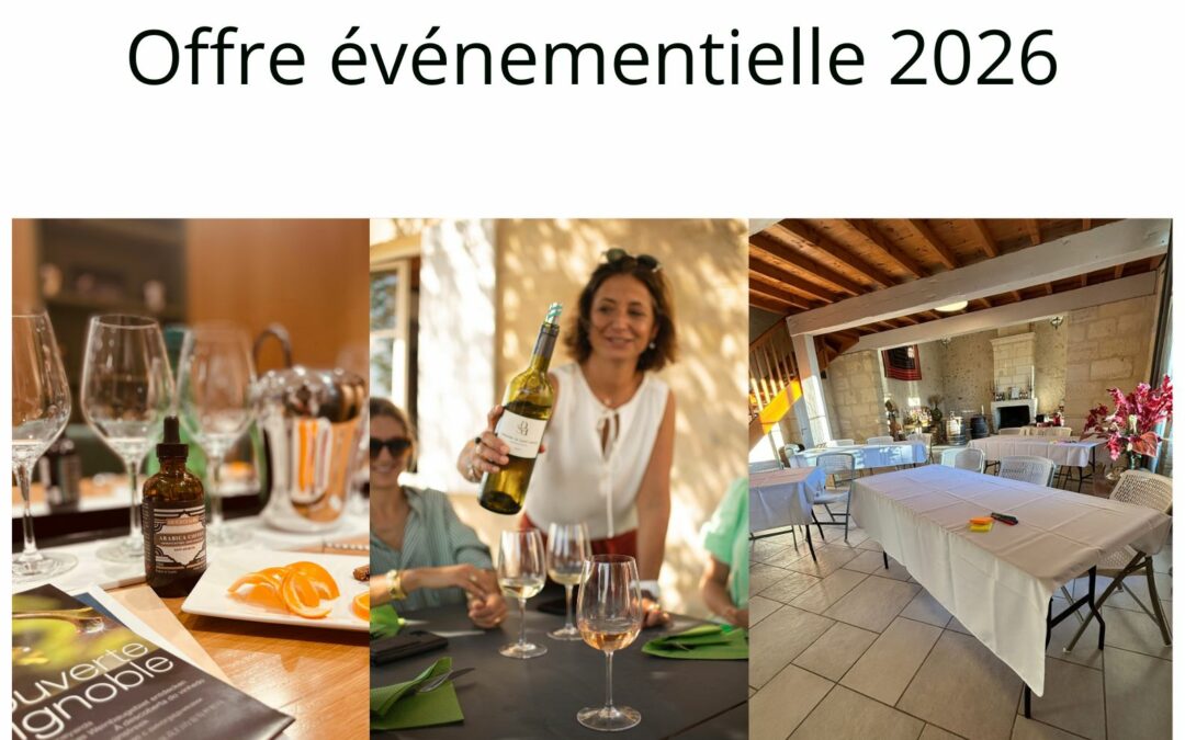 NOUVEAU : BROCHURE EVENEMENTIELLE 2026